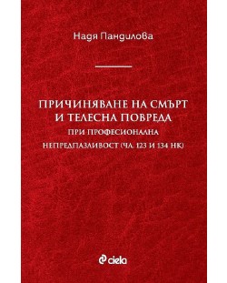 Причиняване на смърт и телесна повреда при професионална непредпазливост (чл. 123 и 134 НК)