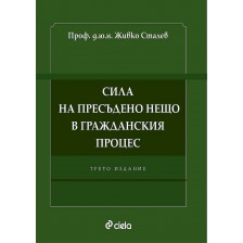 Сила на пресъдено нещо в гражданския процес (Трето издание)